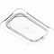 Carlisle Foodservice StorPlus Polycarbonate Flat Universal Lid, 4.31 x 6.88 x 0.44, Clear, Plastic 10336U07 - alternate 2